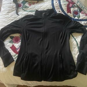Large Black Old Navy Active Zipup Jacket